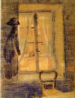 Gogh, Vincent van - View from a Window(Restaurant Chez Bataille)